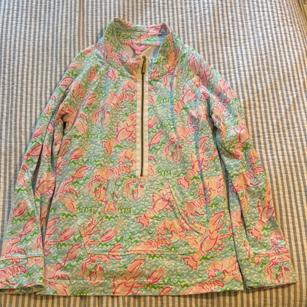 Lilly Pulitzer Lobstah Roll skipper popover size L holy grail